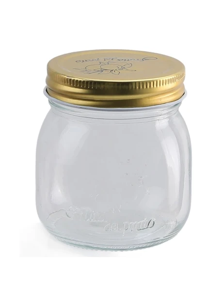 RECIPIENTE TAPA ROSCA DORADA 250ML RECIPIENTE TAPA ROSCA DORADA 250ML