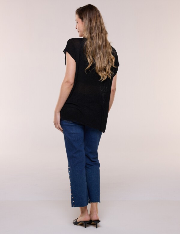 Blusa Lurex NEGRO