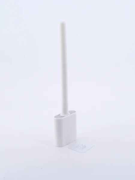 ESCOBILLA DE SILICONA PARA INODORO GRIS