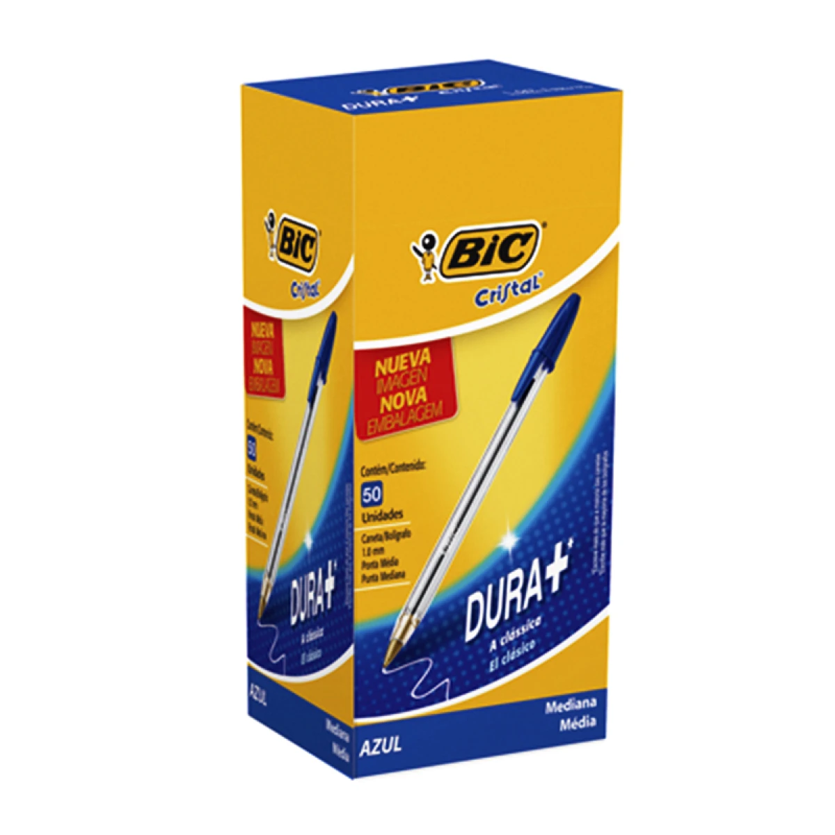 Bolígrafo BIC Cristal x50 Unidades - Azul 