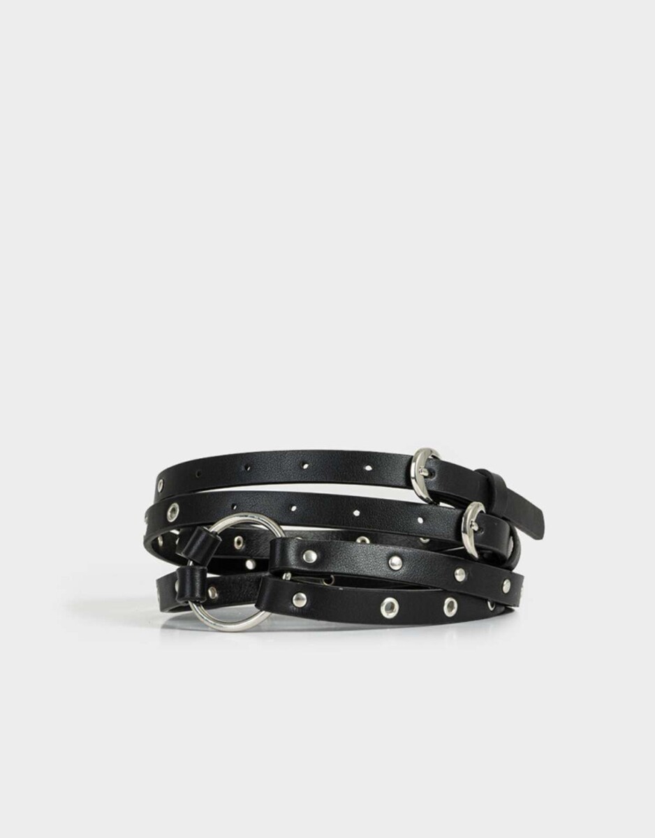Cinturón Tachas - Negro 