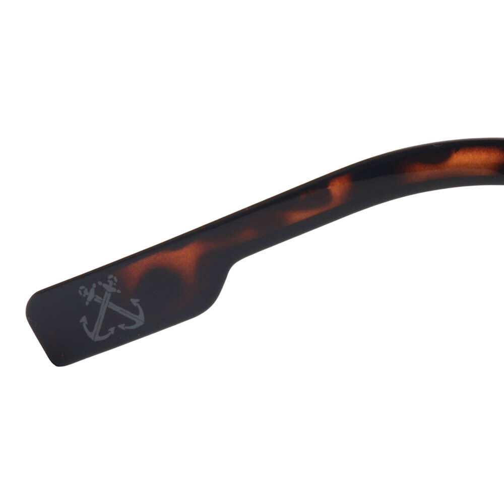 Lentes De Sol One Piece Cuadrado De Acetato Amarillo/Carey