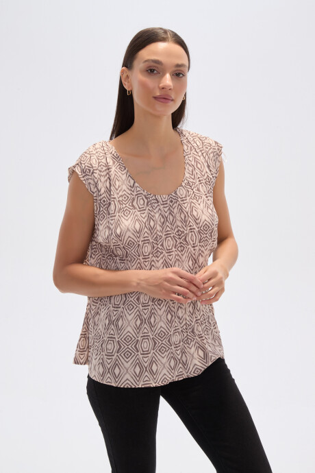 Blusa Isenic Estampado 2