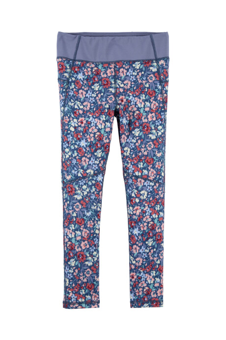 Calza deportiva de tela BeCool, diseño floral Sin color