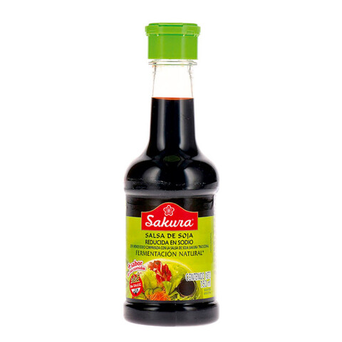 Salsa De Soja Reducida En Sodio 150ml Sakura Salsa De Soja Reducida En Sodio 150ml Sakura