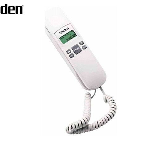 Teléfono Zapatilla Uniden con Captor BLANCO