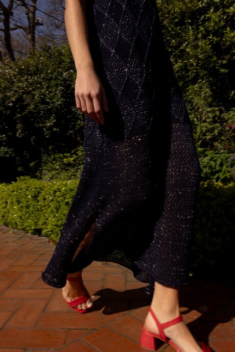 Vestido Diamanta Azul