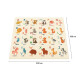 Alfombra Bebes y Niños Antigolpes Infantil 200x180 Blanco