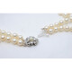 Collar Perlas De Cultivo Con Broche De Oro 18 K , Brillantes Y Perla Collar Perlas De Cultivo Con Broche De Oro 18 K , Brillantes Y Perla
