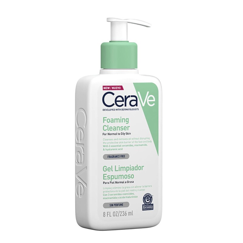 Gel limpiador espumoso de rostro y cuerpo CeraVe 236 ml Gel limpiador espumoso de rostro y cuerpo CeraVe 236 ml