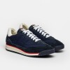 Sneaker Olympic en Nylon y Cuero Azul