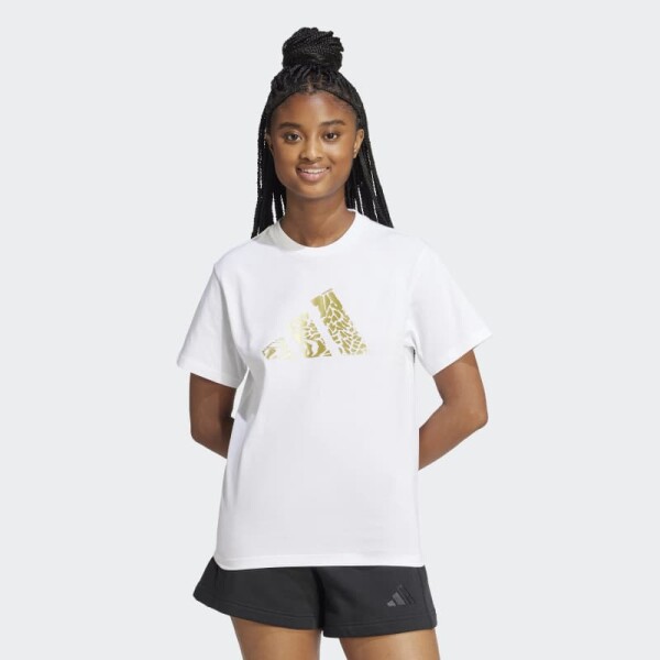 Remera Adidas Tech Metallic Graphic Blanco