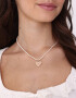 Collares Cortos Con flores Collar Corto De Perlas Con Dije - Dorado