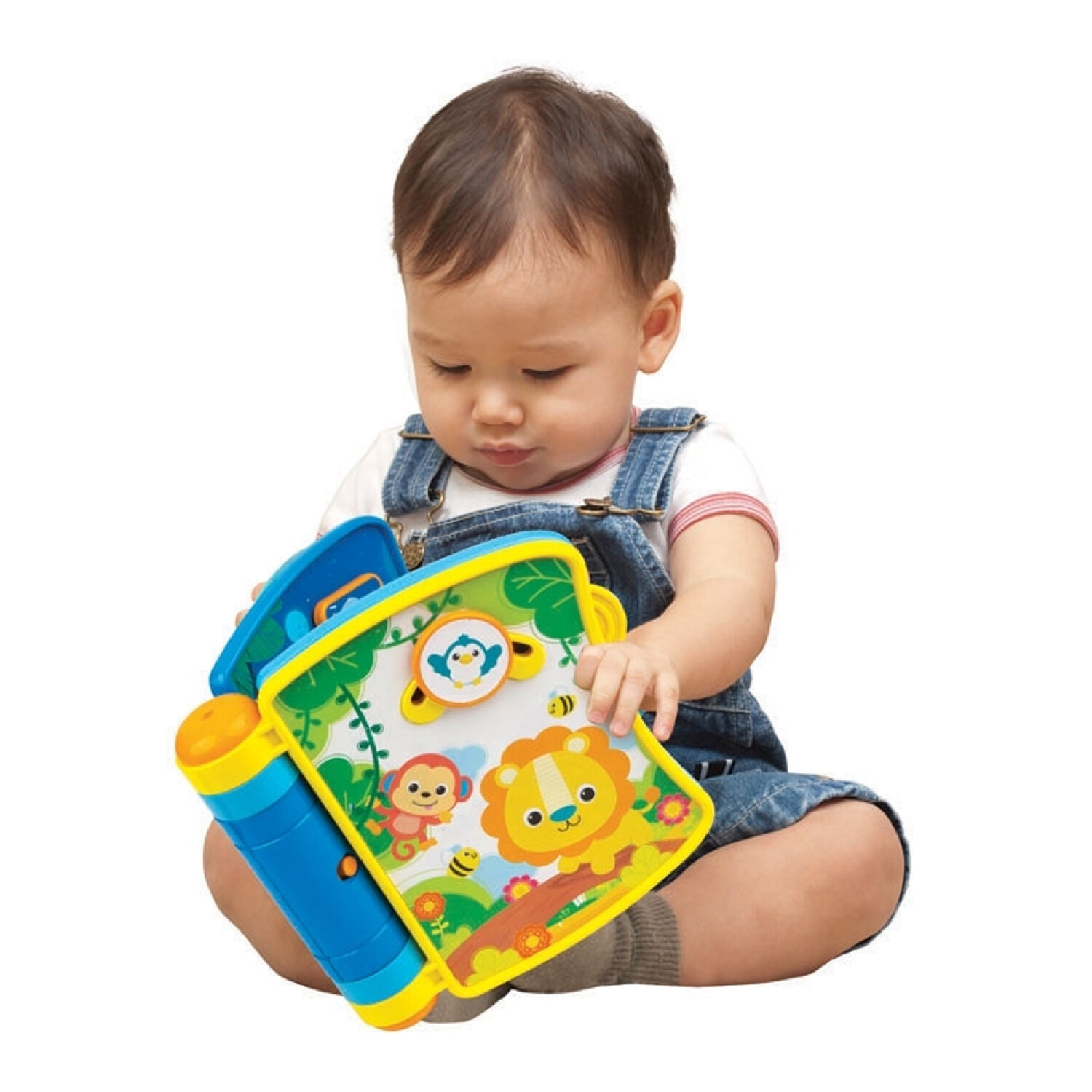 Libro Interactivo Didáctico p/Bebé con Música Sonidos Winfun - Amarillo —  HTS
