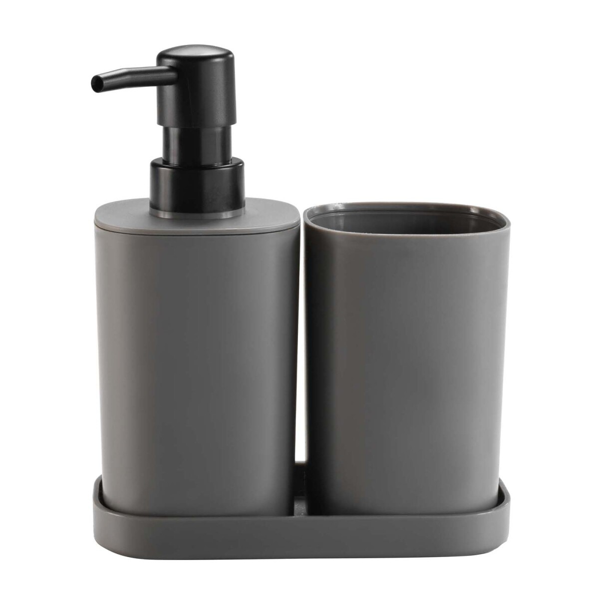 SET - BAÑO 1801820 GRIS PLÁSTICO 1801820 