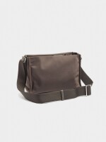 Bolso Bandolera De Nylon M marron