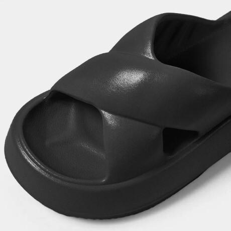 Sandalia Chancleta Gomón Cómoda Playa Antideslizante Negro