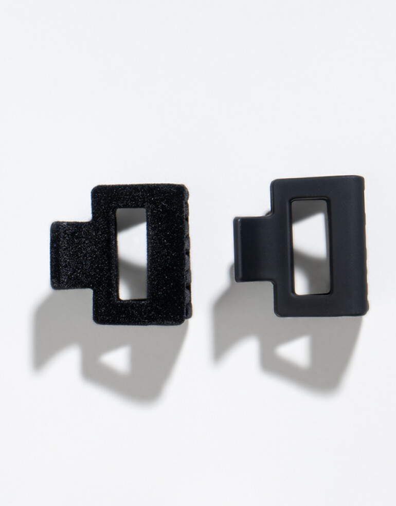 Broches Sets Acrilico Set De Broches Pequeños - Negro