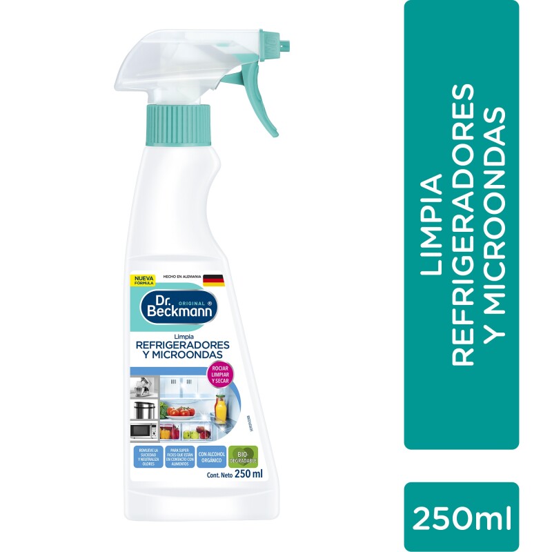 Limpia Refrigerador Y Microondas Dr. Beckmann 250 Ml. Limpia Refrigerador Y Microondas Dr. Beckmann 250 Ml.
