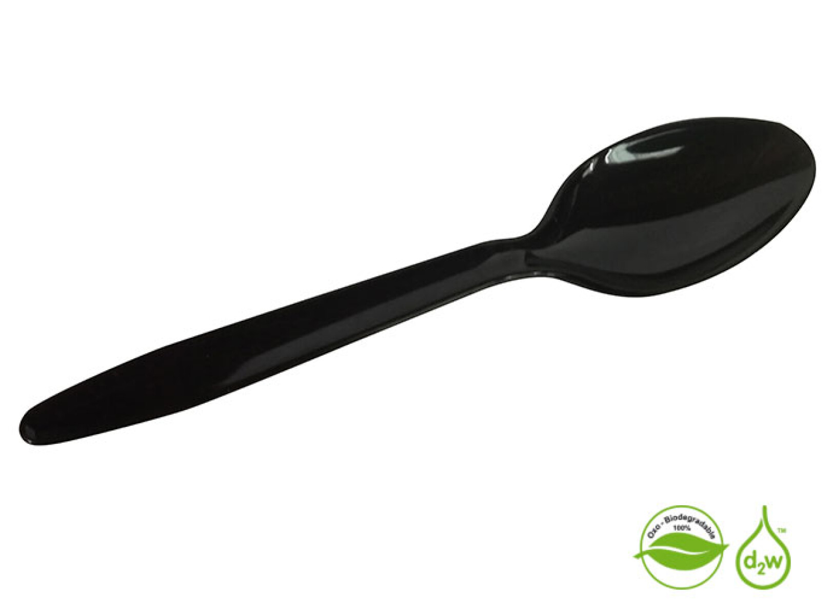 Cuchara Biodegradable x10 Unidades - Negro 