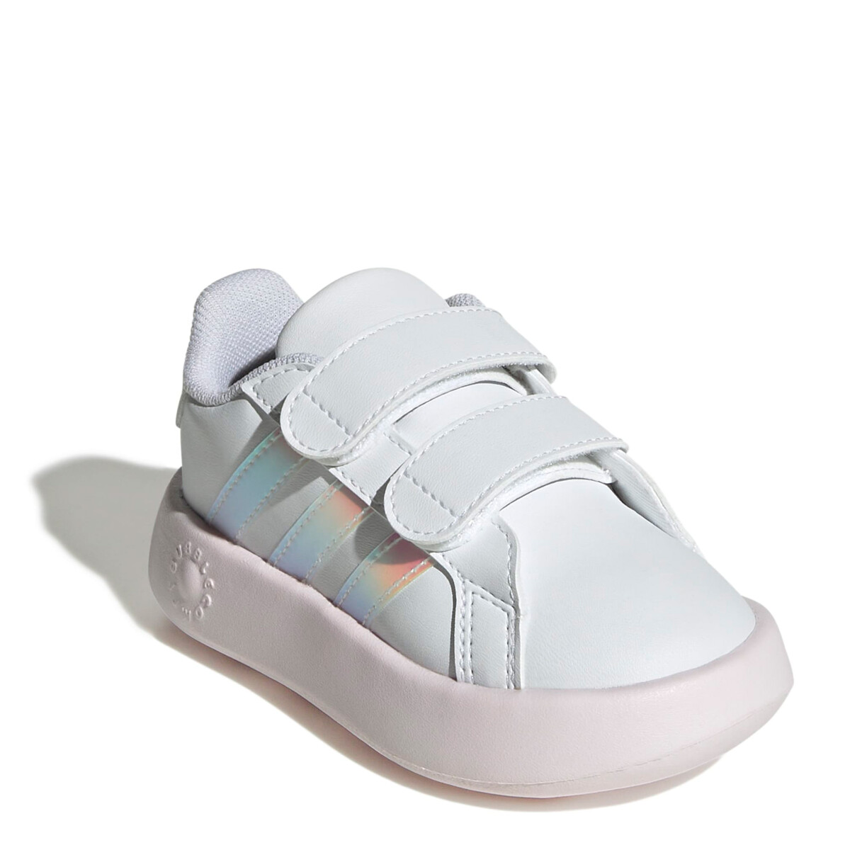 Championes Adidas Grand Court 2.0 Infant Femenino - Blanco - Rosado Claro 