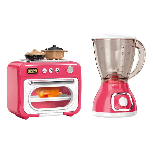 Set de licuadora y horno vintage, retro Set de licuadora y horno vintage, retro