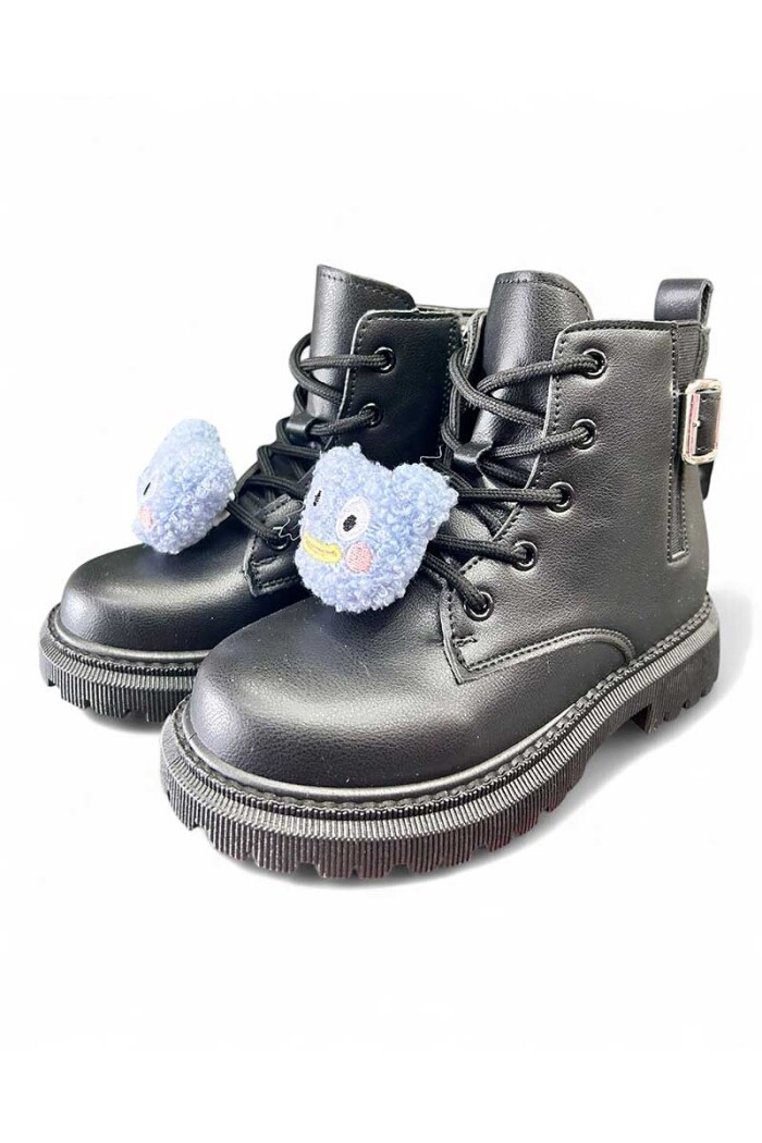 BORCEGO INFANTIL CON APLIQUE Negro