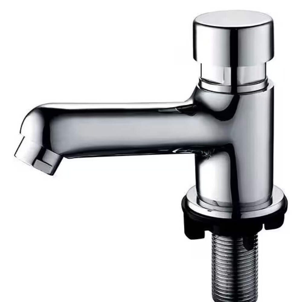 Grifería de lavatorio temporizada de mesada Cromado Grifería De Lavatorio Temporizada De Mesada Cromado