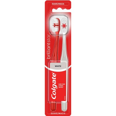 Cepillo De Dientes Colgate Brilliant Star White 2 Uds. Cepillo De Dientes Colgate Brilliant Star White 2 Uds.