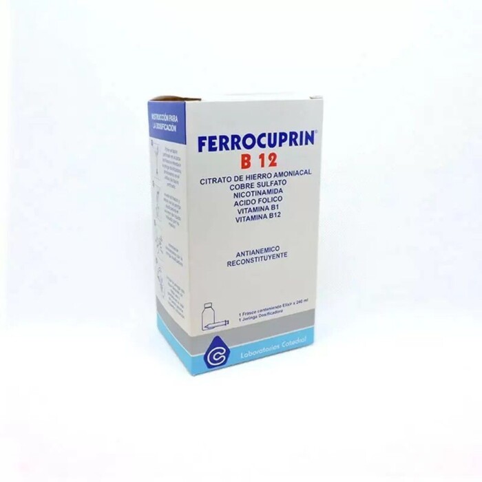 FERROCUPRIN B12 JARABE FRASCO X 240 ML. única