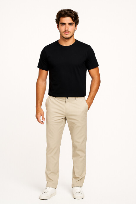 Pantalon Classe Beige Oscuro
