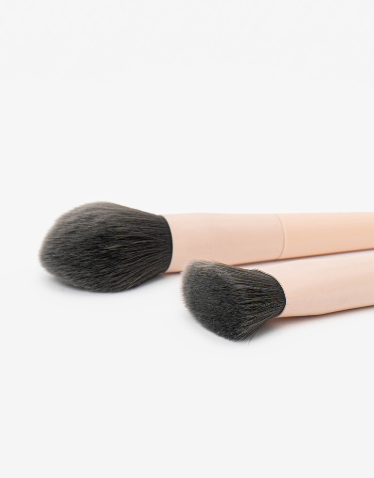Brochas y Aplicadores Set De Brochas De Maquillaje - Rosa Piel