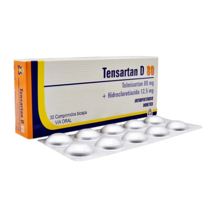 TENSARTAN D 80 MG CJ X 30 COMP. única