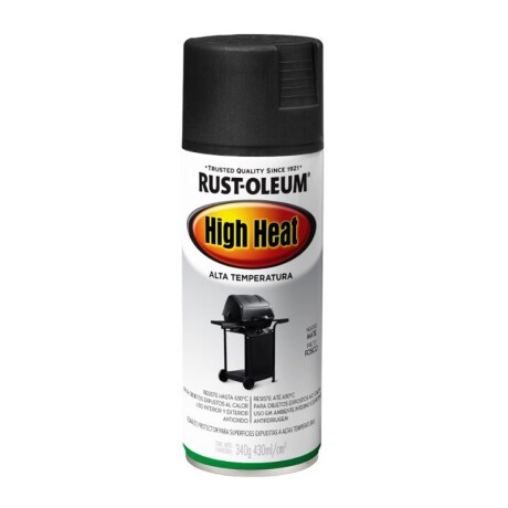 AEROSOL RUST OLEUM ALTA TEMPERATURA 340 GR - NEGRO SATINADO AEROSOL RUST OLEUM ALTA TEMPERATURA 340 GR - NEGRO SATINADO