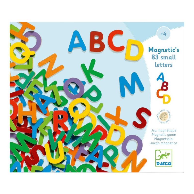 Juego Infantil Letras Magnéticas 83 Piezas Djeco Juego Infantil Letras Magnéticas 83 Piezas Djeco