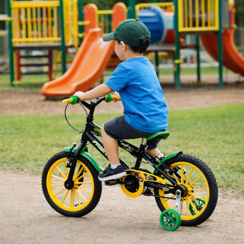 Bicicleta Niño Rod. 16 Free Action Catnoir Negra C/rueditas Negro 11 Bicicleta Niño Rod. 16 Free Action Catnoir Negra C/rueditas Negro 11