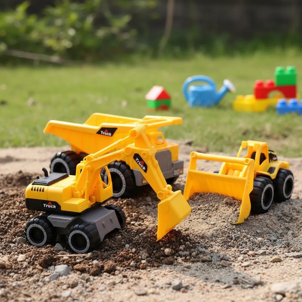 Set x3 vehículos construcción Set x3 vehículos construcción