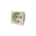 Módulo tomacorriente schuko 16A 250V bco. blanche ELE07622