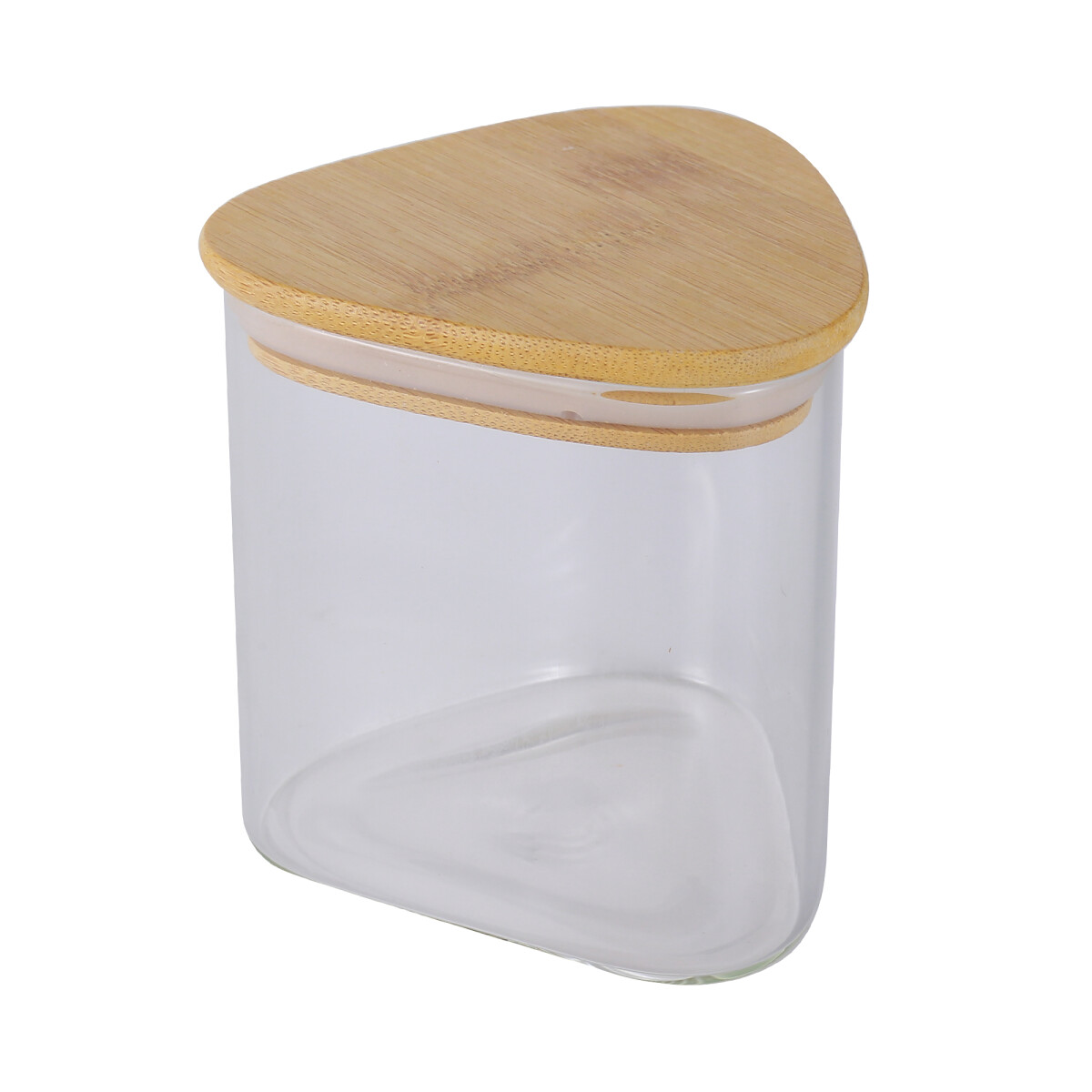 Frasaco vidrio tapa madera 700ml - N/a 