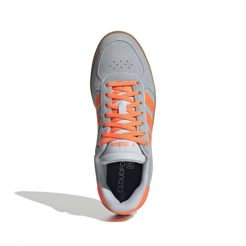Championes Adidas BREAKNET SLEEK Mujer IH1373 Gris-naranja