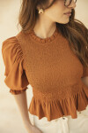 BLUSA OFELIA MAXI CAMEL BLUSA OFELIA MAXI CAMEL