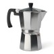Cafetera Italiana Espresso 6 Tazas Aluminio Silver