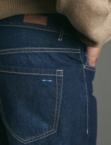 080687 PANTALON HARRINGTON LABEL Azul Oscuro