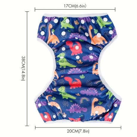 Pañal Malla Para Piscina Reutilizable Ecológico Dinos