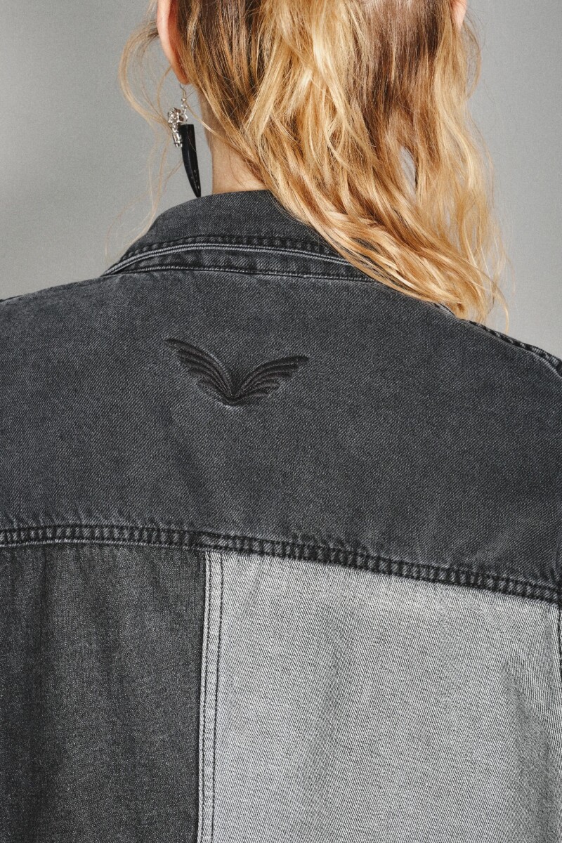 Campera Patch Black Negro