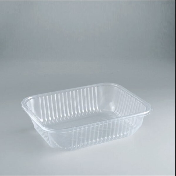 BANDEJA PP SIN TAPA 17X13X4 CM. TRANSPARENTE