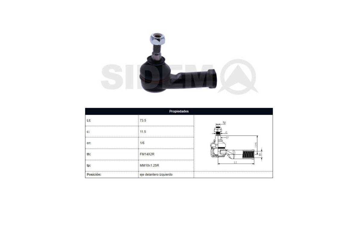 Puntero Ford Fiesta 95-25 Izq Puntero Ford Fiesta 95-25 Izq