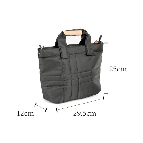Bandolera Canva modelo Estambul en nylon Negro