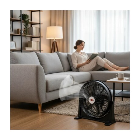Ventilador Turbocirculador de Piso Akita 90W NY-500 20¨ 001