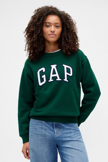 Buzo Deportivo Logo Gap Mujer Evergreen Glamour